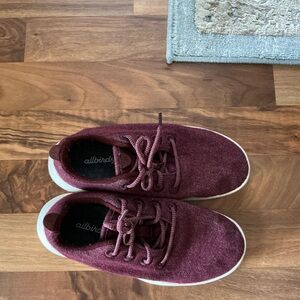 Allbirds Maroon Wool Runners